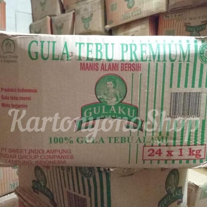 

Gulaku Gula Pasir Putih Premium 1Kg Per Dus Isi 24Bks