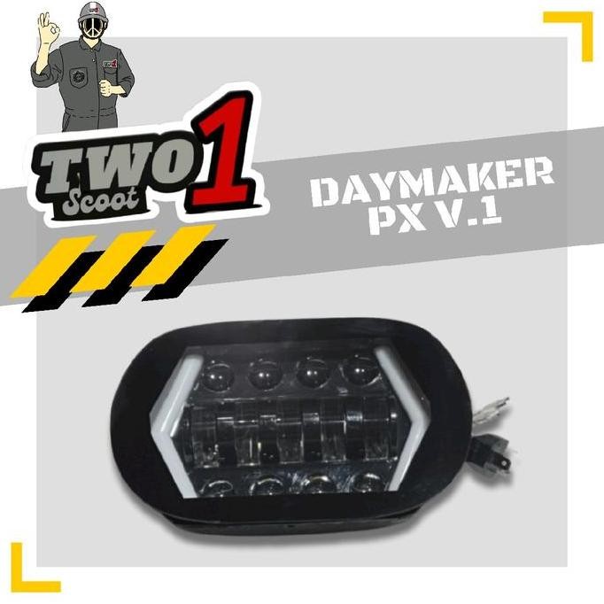 Tersedia daymaker vespa px/ lampu depan vespa px