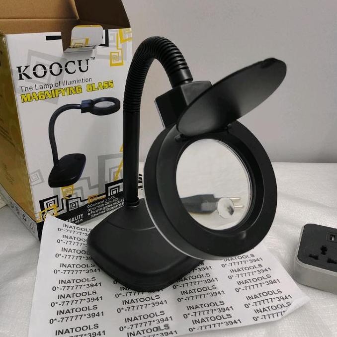 

Tersedia Lampu Bohlam KOOCU 139 dengan Kaca Pembesar untuk Layanan dan Meja