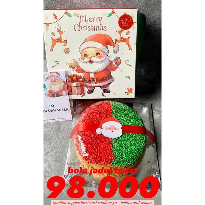 

Bolu Jadul Bulat Christmas Edition / Hampers Paket Natal 2020
