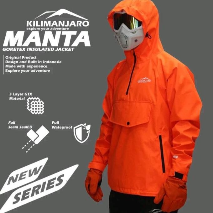 Jaket Goretex Kilimanjaro Manta 3 Layer Waterproof - Jaket Goretex Kilimanjaro
