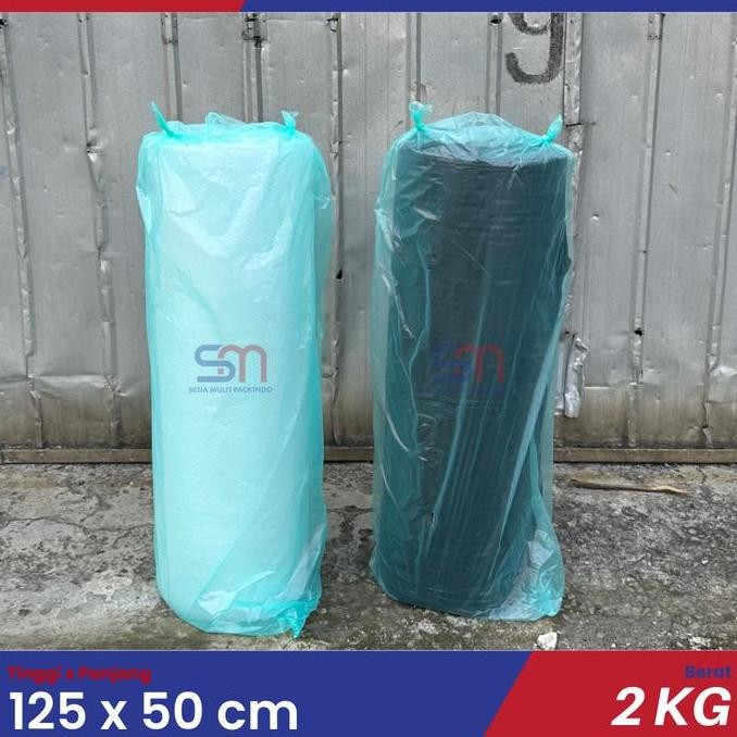 

ready stock Bubble Wrap 125 cm x 50 m Hitam Bening Eco
