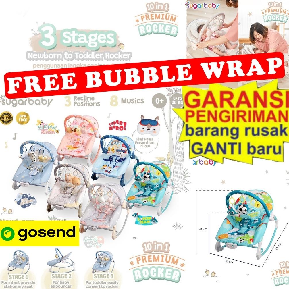 READY BANDUNG PIANO NO SUGAR BABY SUGARBABY BOUNCER DELUXE 1 RECLINE 3RECLINE TEMPAT TIDUR GETAR MUS