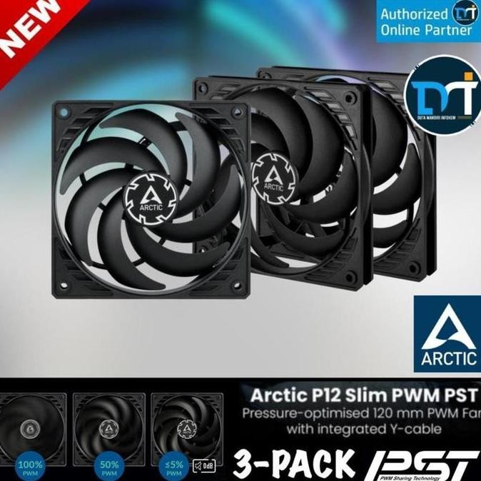 ARCTIC P12 Slim PWM PST Value Pack I 120mm PWM