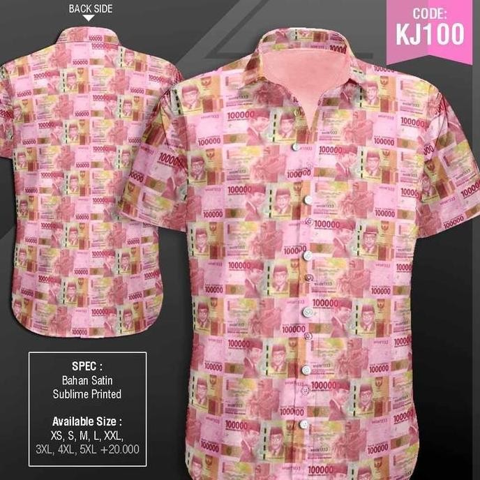 baru KEMEJA UNIK LOKAL Asli Indonesia. Kemeja KTP, AYAM, SEMEN, RUPIAH murah