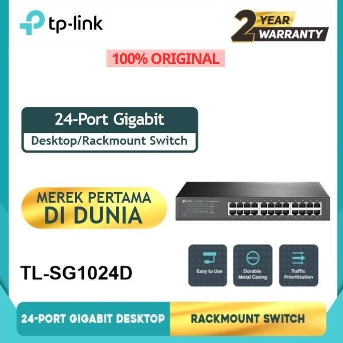 TL-SG1024D Pure-Gigabit Switch 24-Port Gigabit Desktop Switch Kabel
