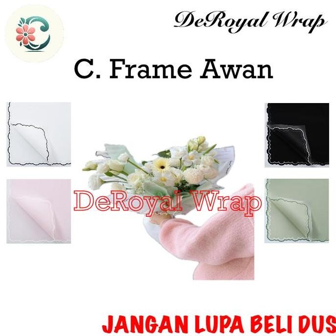 

baru 20 Lembar Cellophane Frame Awan / Cellophane Frame Awan / Kertas Bunga / Wrap Bunga / Cellophane Paper / Wrapping Paper