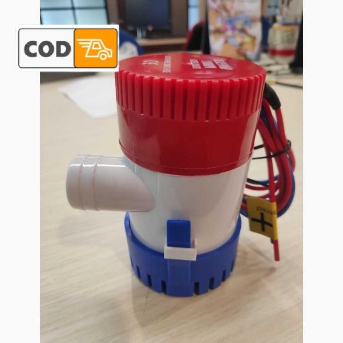 (Expert) Pompa Air Submersible Under Water 1100GPH Bilge Pump DC 12V Tekanan Tinggi Tenaga Aki Accu 