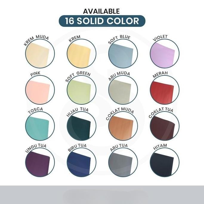 

ready stock Kertas Kado Polos (Solid Color) - muda