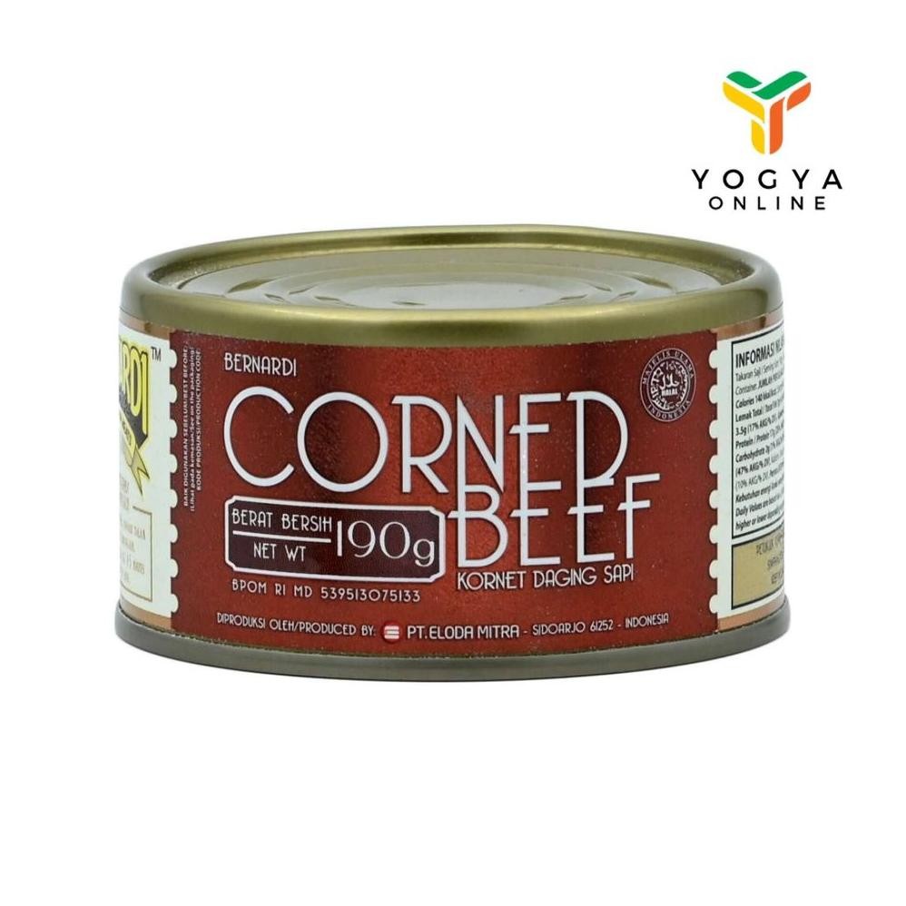 

ready Bernardi Corned Beef 190 Gram Makanan Kaleng murah
