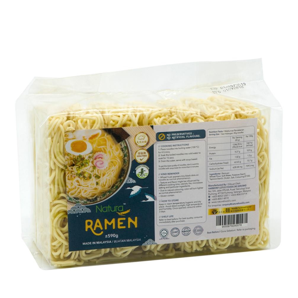 

ready Yoy Natura Mi Kering Ramen / Dry Ramen Original 590g - isi 7pcs [HALAL] murah