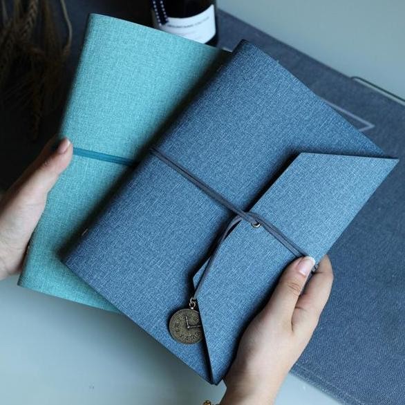 

cover binder A5 termasuk isi 80 lembar retro vintage lipat HB1301 MURAH