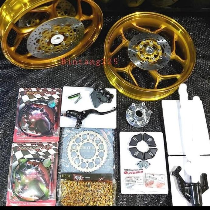 VELG R15 V3 lebar triple disk VELG R15 V3 double disk depan