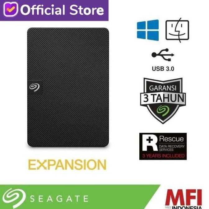 Seagate Expansion 1TB 2TB 4TB 5TB - HDD HD Hardisk Eksternal 2.5 inch