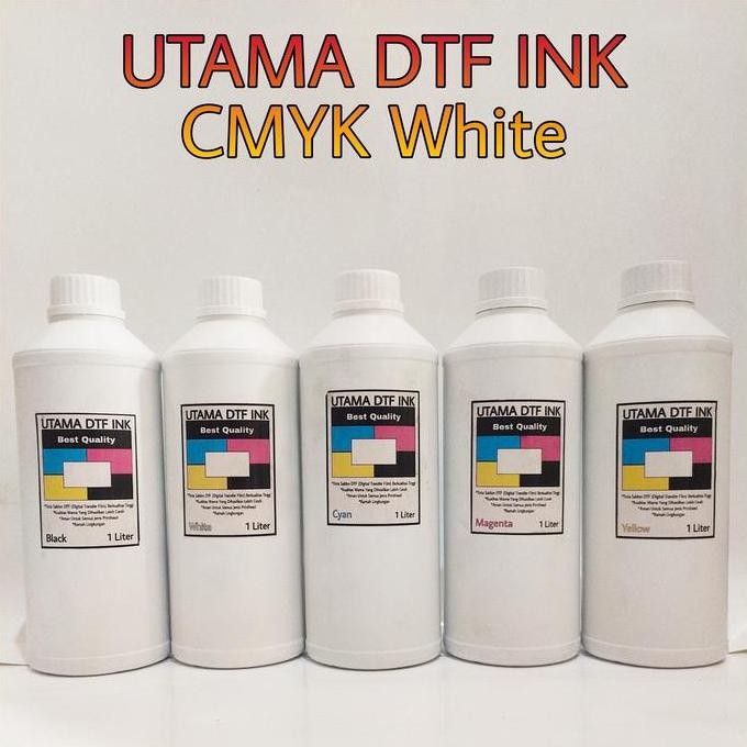 

Tinta Dtf Premium / Digital Transfer Film Ink Cmyk White 1 Liter