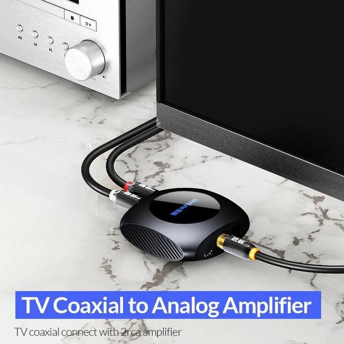new  Digital to Analog Audio Converter Optical Toslink to RCA 3.5 Jack TV