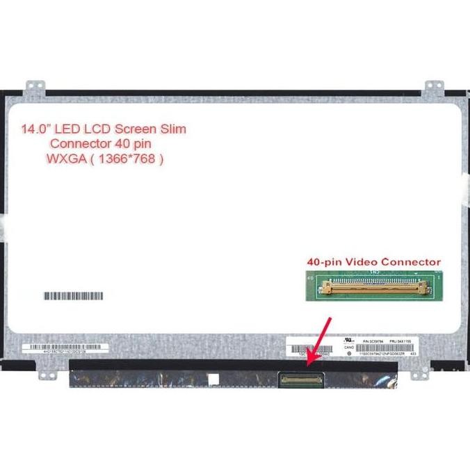 Lcd/Led Laptop 14.0" ( N140Bge-L42 ) Slim