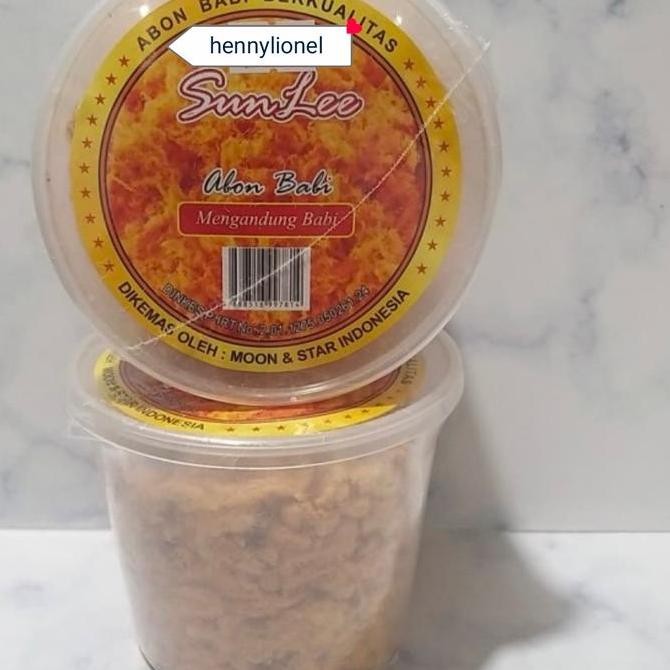 

Grosir Abon Babi Merk Sun Lee/Bakhu Malayasia Non Halal