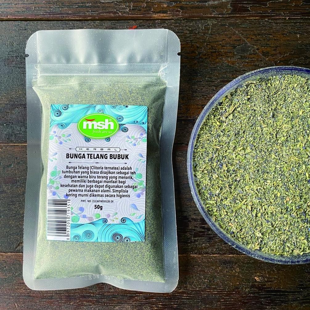 

ready MSH Bunga Telang Bubuk 50 g murah