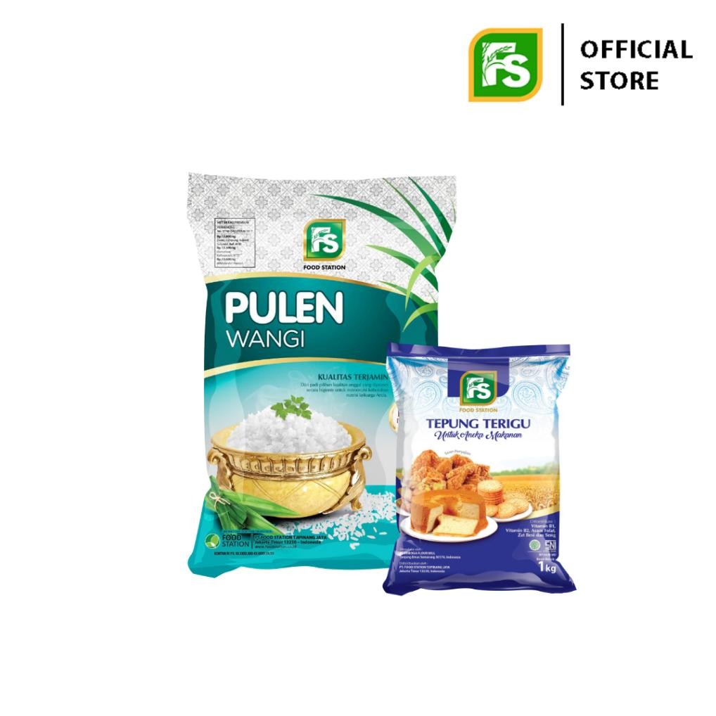 

ready Bundling Food Station - FS Pulen Wangi 5 Kg + Tepung Terigu FS 1 kg murah