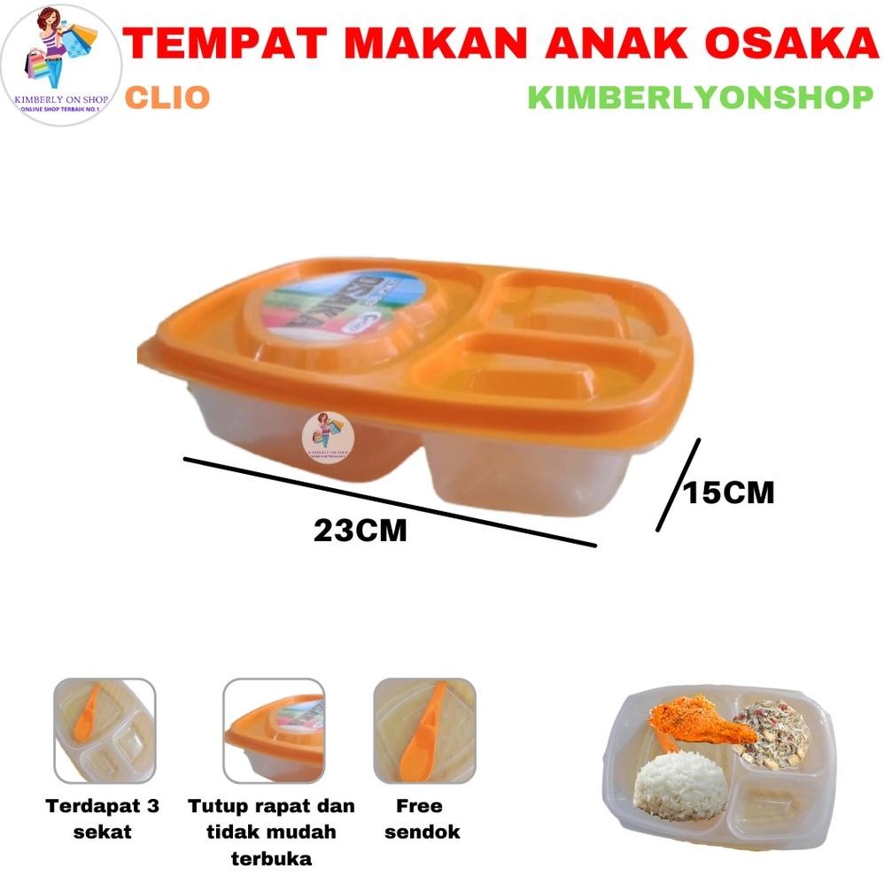 Lunch Box Tempat Makan Catering Box Clio Osaka Grosir Terlaris