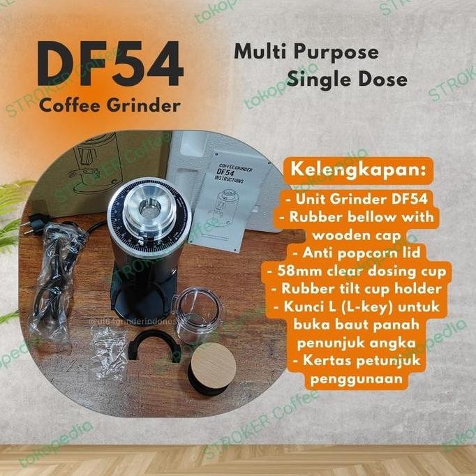 Murah Df54 Single Dose Coffee Grinder - Penggiling Kopi Flat Burr