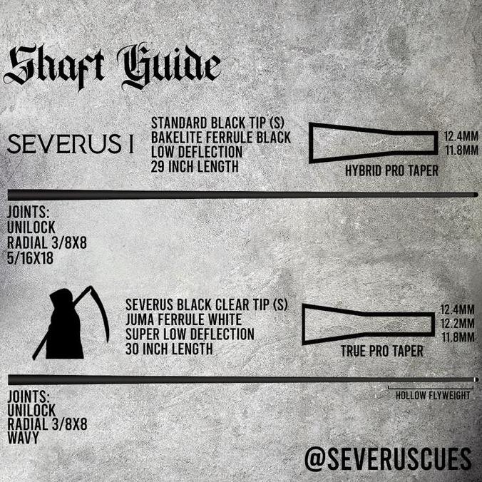 Murah Carbon Shaft Billiard Custom Requests Break Shaft 11.8Mm Radial