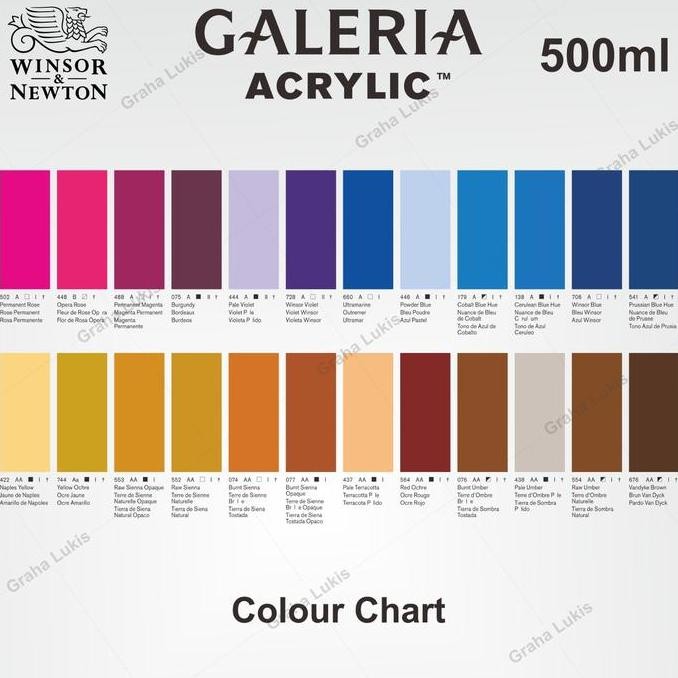 

ready Winsor & Newton Galeria Acrylic 500 ml varian 2