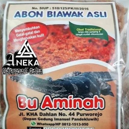 

Promo Abon Biawak / Abon Daging Biawak / Biyawak Asli / Obat Gatal 200 Gr