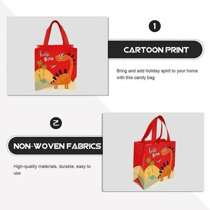 

ready stock [ 12PCS ] Tas Souvenir Ulang Tahun / Goodie Bag Ultah / Tas Hampers S