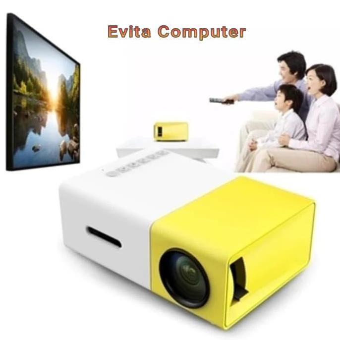 Mini Projector LED YG300 / YG-300 Proyektor Mini Portlable Home