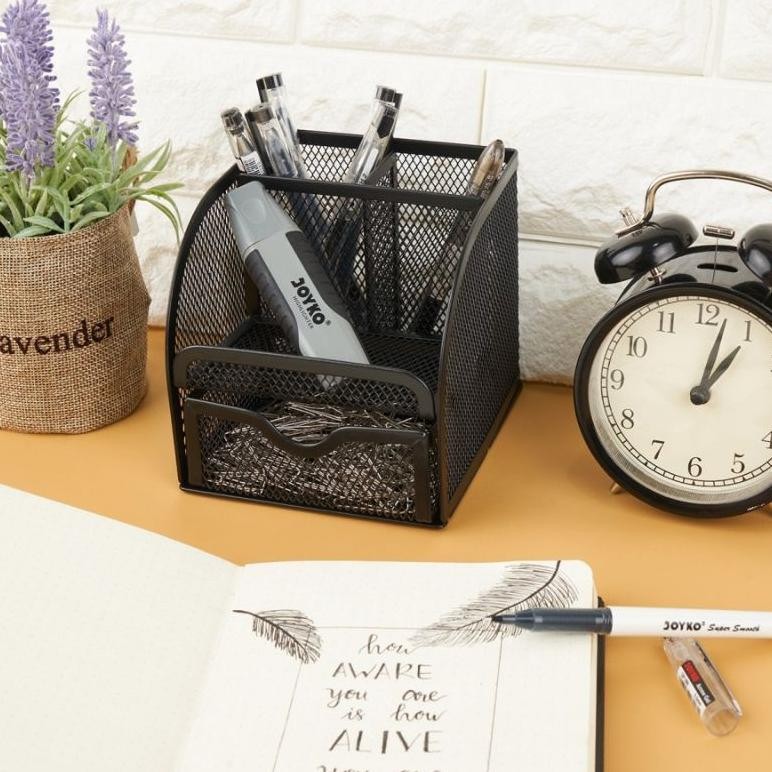 

Desk Set Pen Holder Tempat Alat Tulis Jaring Jala Joyko DS-18