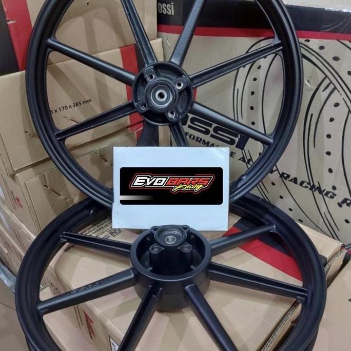 Velg Vrossi Zigen Swan Satria 2tak Lumba Double Disc Black White Gold
