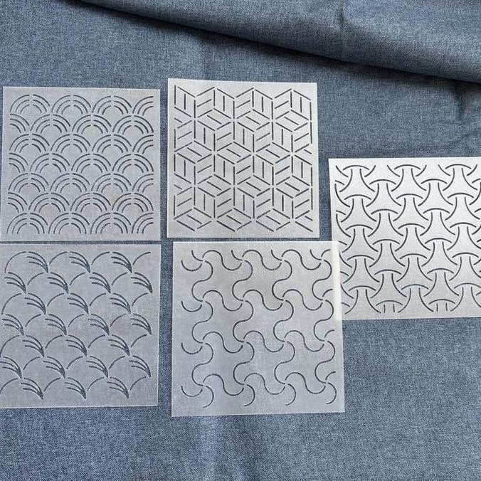 

Template Sulam Sashiko Patchwork Quilting 6 inchi New murah