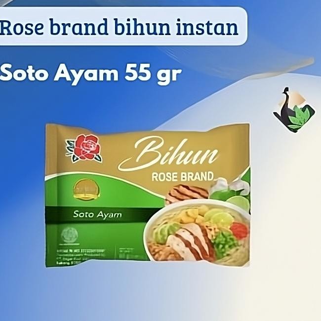 

ready Bihun rose brand instan 55gr X 40 pcs - rasa soto ayam1 dus/ball murah