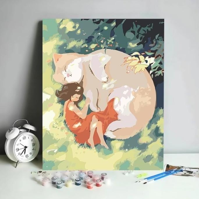 

ready Kanvas Lukis 40x60 cm - Painting Canvas Oil, Acrylic, Watercolor - Cat Minyak, Akrilik & Air