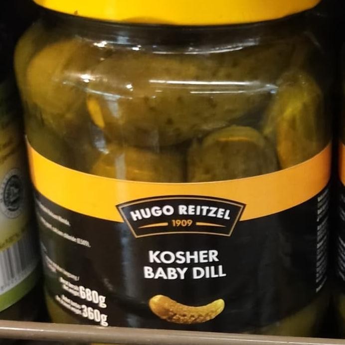 

ready Hugo Reltzel WHOLE GHERKINS SWEET & SOUR 6-9 cm 680gr murah