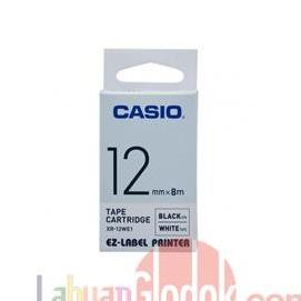 

Label Printer XR-12WE1 2mm Black on White Tape Label Casio/casio 12mm