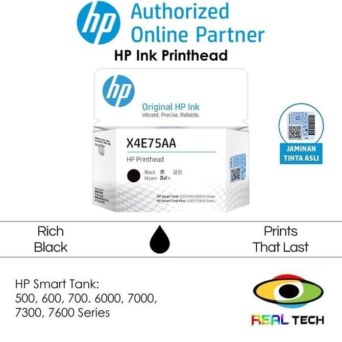 Tinta HP X4E75A Black Inktank Printhead