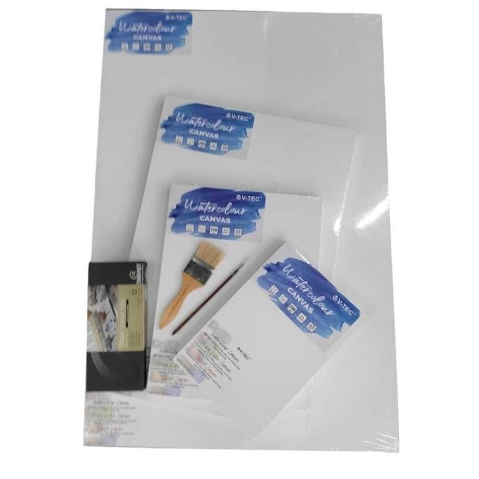 

ready kanvas lukis watercolor/kanvas lukis cat air 20x30/30x40