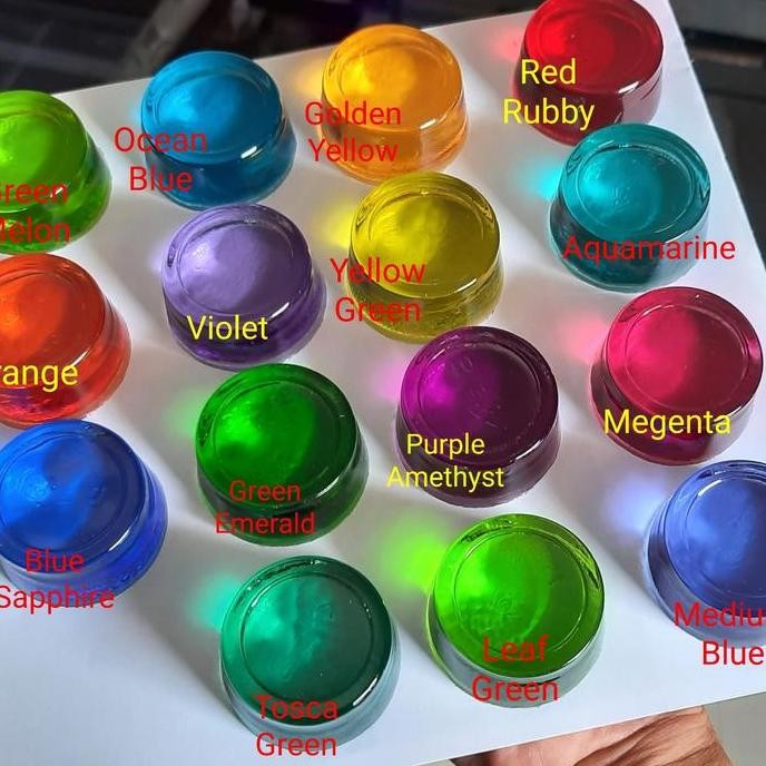 

ready Liquid Dye - Pigment Cair Transparant untuk Resin 25 ml ada 15 warna