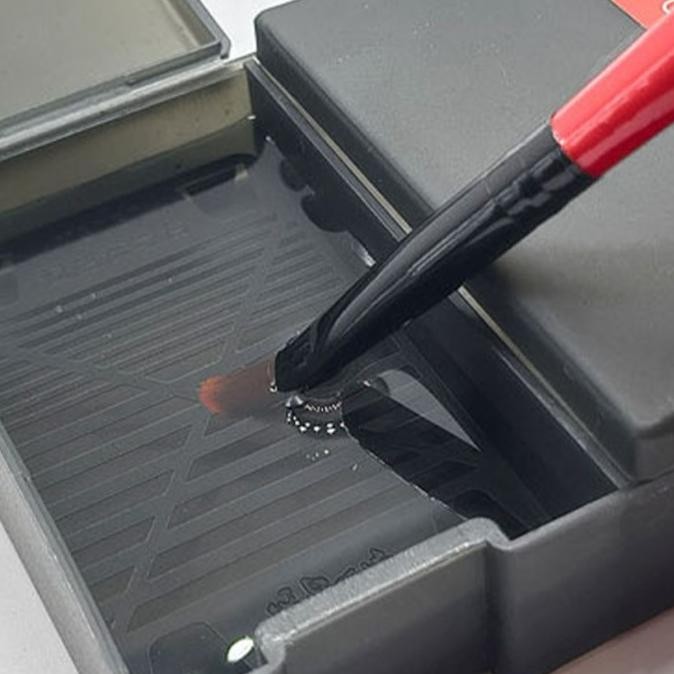 

ready Wet Palette Set Best For Acrylic Paints Palet Cat Moisture Hand Brush