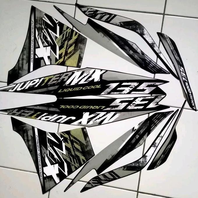 Stiker Striping Motor Yamaha MX New 135 2014 Full Body Standar Berkualitas Motorcycle striping mx ne