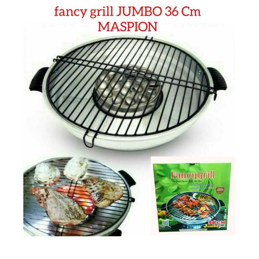 Fancy Grill Jumbo 36 Cm Alat Panggang Maspion Griller Big Stock