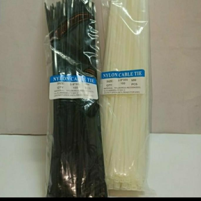 

ready kabel ties ukuran besar 35cm, 40cm hitam dan putih