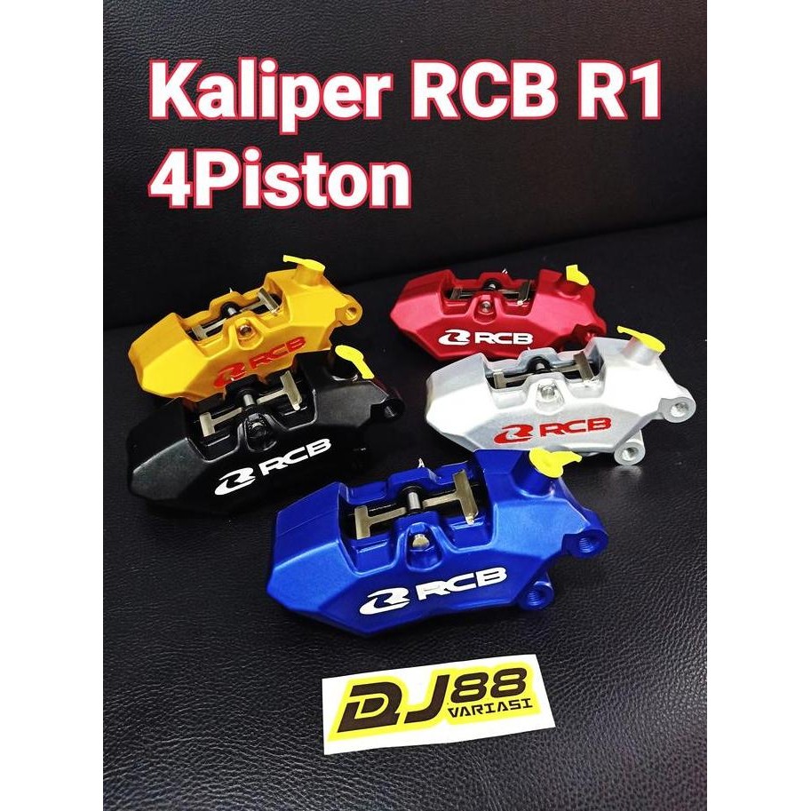 Kaliper RCB R1 4piston NMAX AEROX XMAX R15 CBR150 CB150 MT15 XSR155 murah