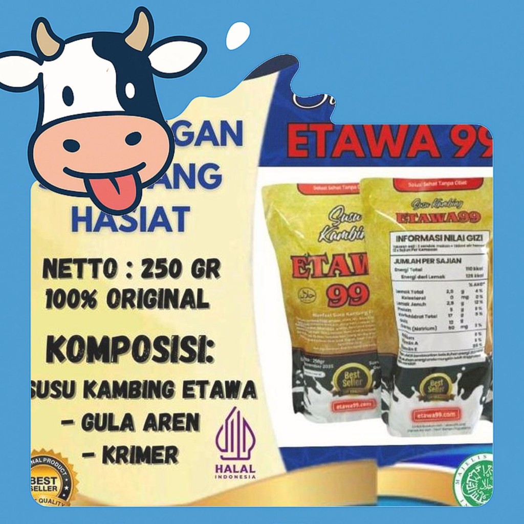 

Diskon Susu Kambing Etawa 99 Gula Aren