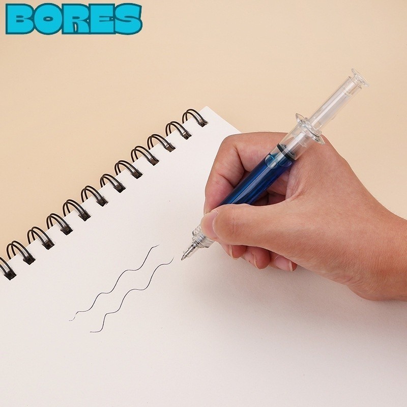 

BORES Pulpen Suntikan Korean Syringe Ballpoint Pen Souvenir Aesthetic Fancy Pena Alat Tulis Anak Sekolah