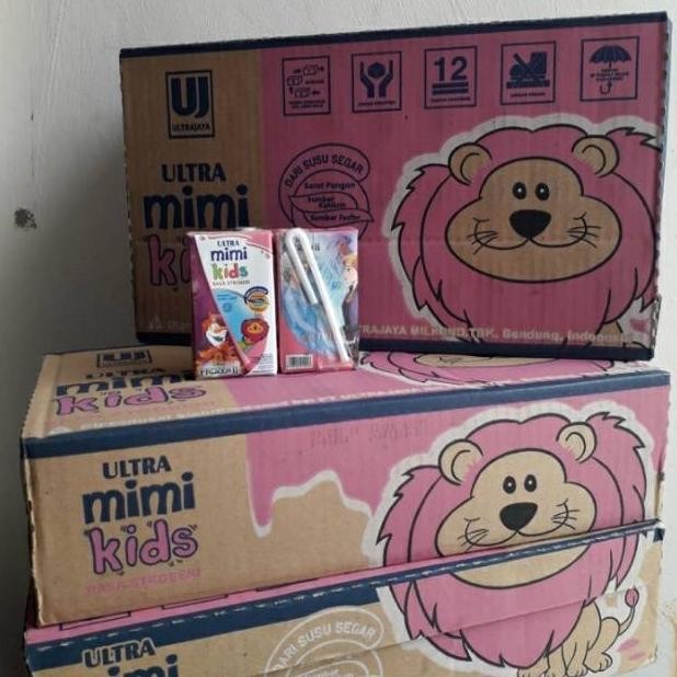 

(Expert) Susu Ultra Mimi kids rasa strawberry ukuran 125 mili isi 40 PCS