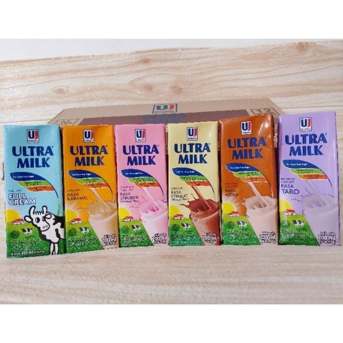

(Expert) Susu UHT Ultra Milk 200ml BISA MIX RASA ( KHUSUS ) 1 DUS ISI 24PC